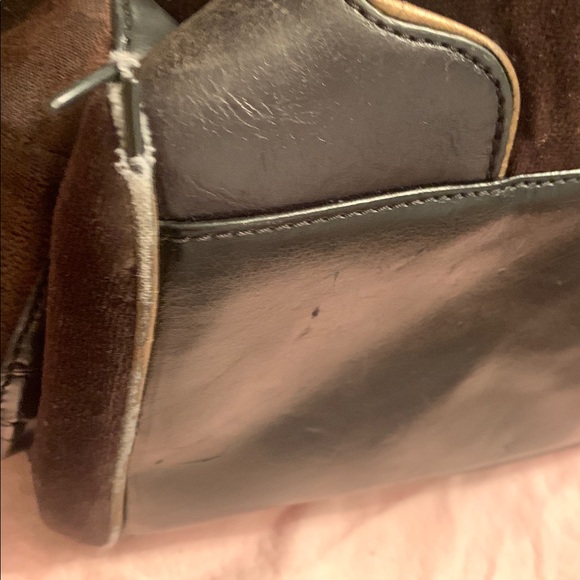 Y2K!RARE Vintage Juicy Couture Black & Brown Velvet Daydreamer w/ embroidered🌹 - Picture 14 of 16